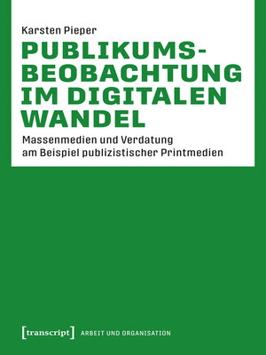cover image of Publikumsbeobachtung im digitalen Wandel